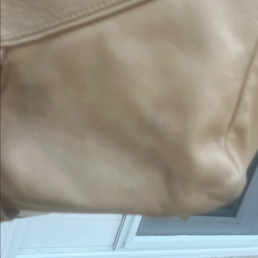 Botkier Trigger Satchel Beige Leather Handbag Purse
